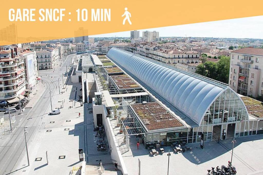 L'Ecucentre Avec Parking Inclu - 600M De La Place De La Comedie - Climatisation Монпельє Екстер'єр фото
