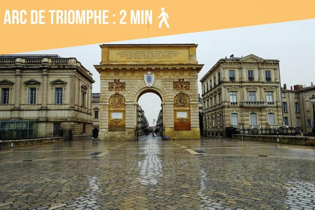 L'Ecucentre Avec Parking Inclu - 600M De La Place De La Comedie - Climatisation Монпельє Екстер'єр фото